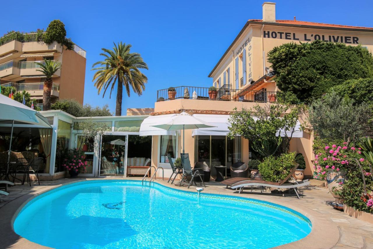 Hotel L'Olivier - Piscine & Parking Канны Экстерьер фото